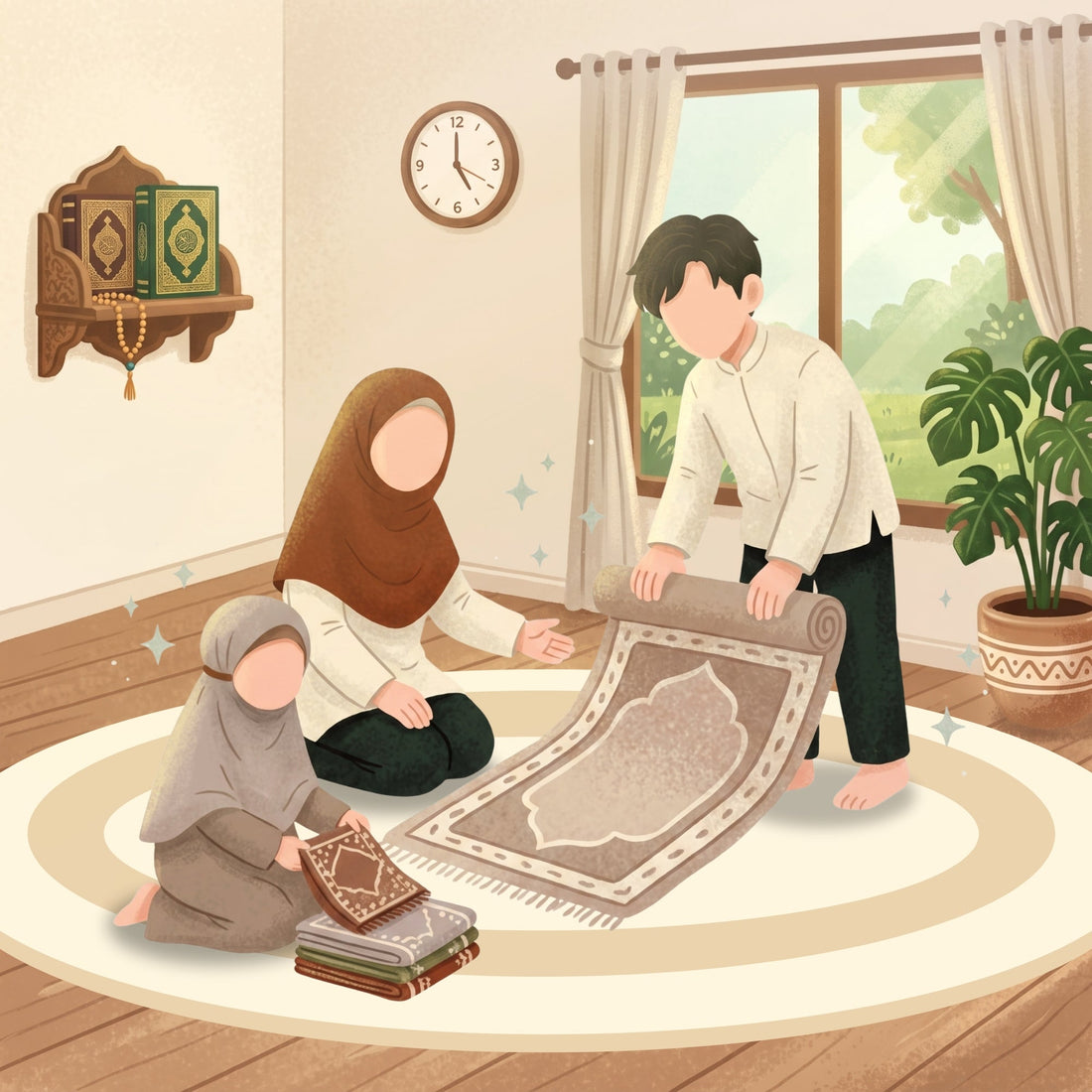 How to Build a Consistent Salah Routine at Home with a Padded Prayer Mat