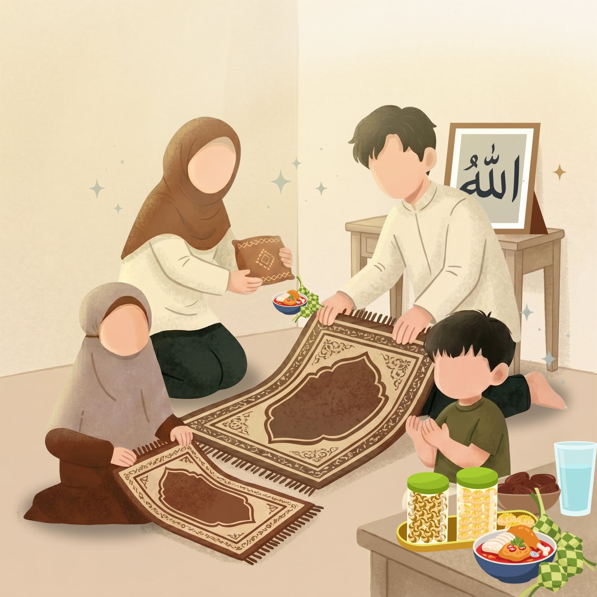 Preparing for Eid al-Adha with a Peaceful Prayer Space at Home