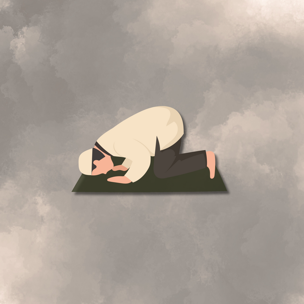 a man offering prayer