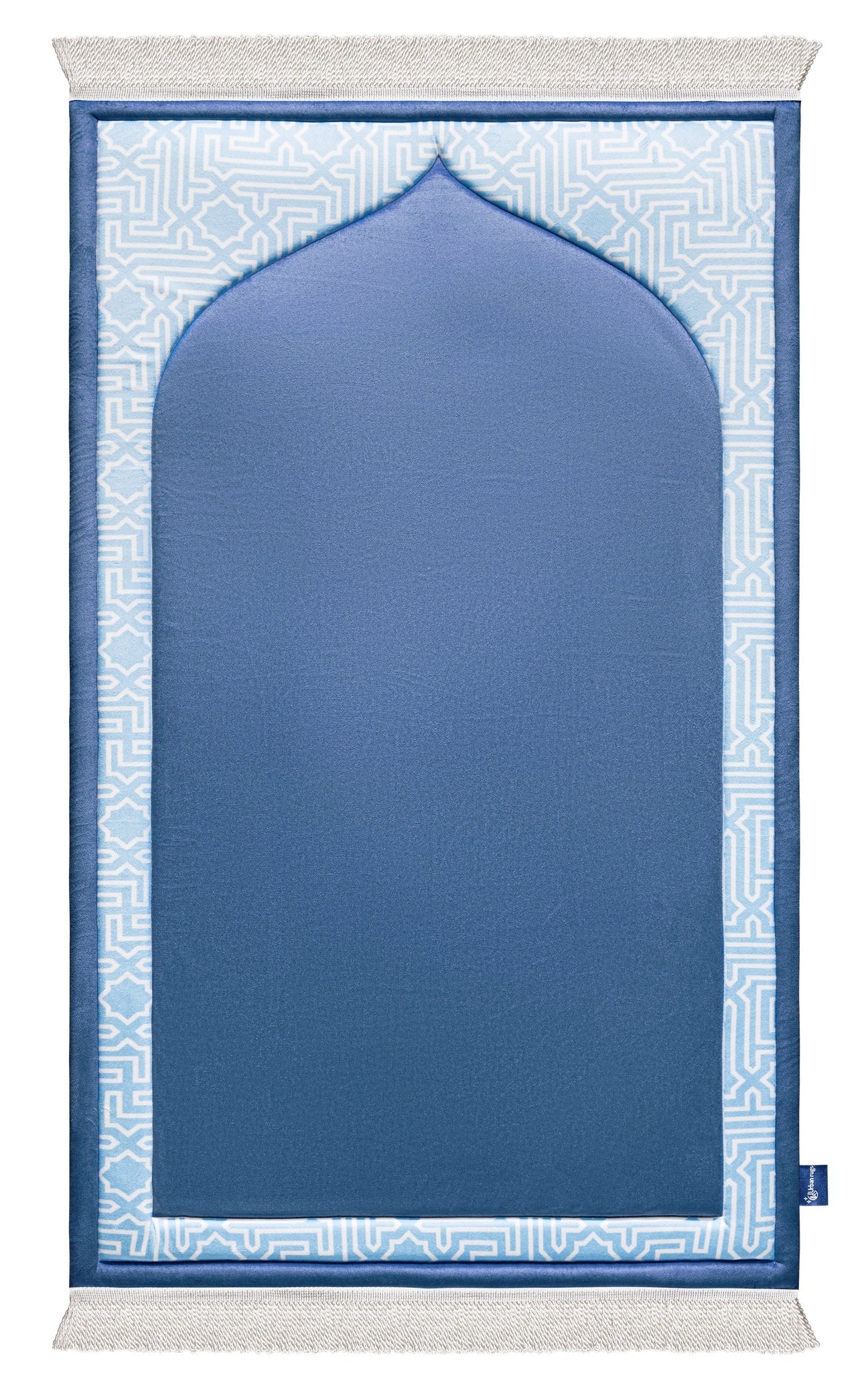 Padded Kids Prayer Mat with Classic Blue Design