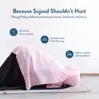Padded Kids Prayer Mat with Blue Crescent Moon Design | Urban Rugs UK | A beautiful Ramadan and Eid gift for loved ones