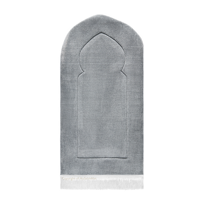 Adult Padded Prayer Mat with Luxury Coal Arch Design by Urban Rugs UK