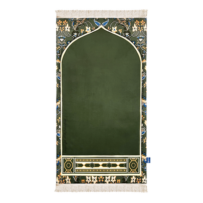 Adult Padded Prayer Mat with Madinah Rawdah Design by Urban Rugs UK