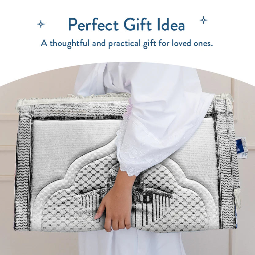 Comfortable Namaz Mat with Kufiya Design