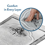 Adult Padded Prayer Mat with Palestinian Kufiya Design