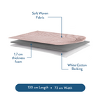 Adult Padded Prayer Mat with Luxury Rose Arch Design by Urban Rugs UK | A beautiful Ramadan and Eid gift for loved ones