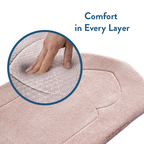 Adult Padded Prayer Mat with Luxury Rose Arch Design by Urban Rugs UK | A beautiful Ramadan and Eid gift for loved ones