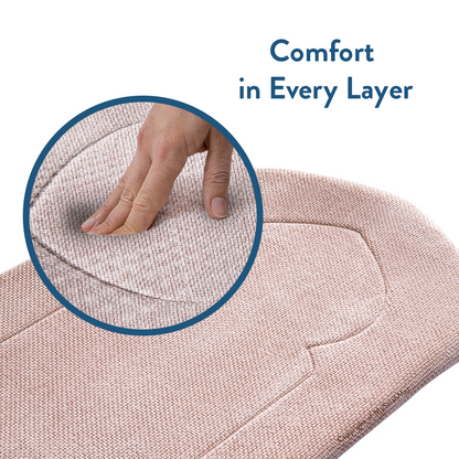 Adult Padded Prayer Mat with Luxury Rose Arch Design by Urban Rugs UK