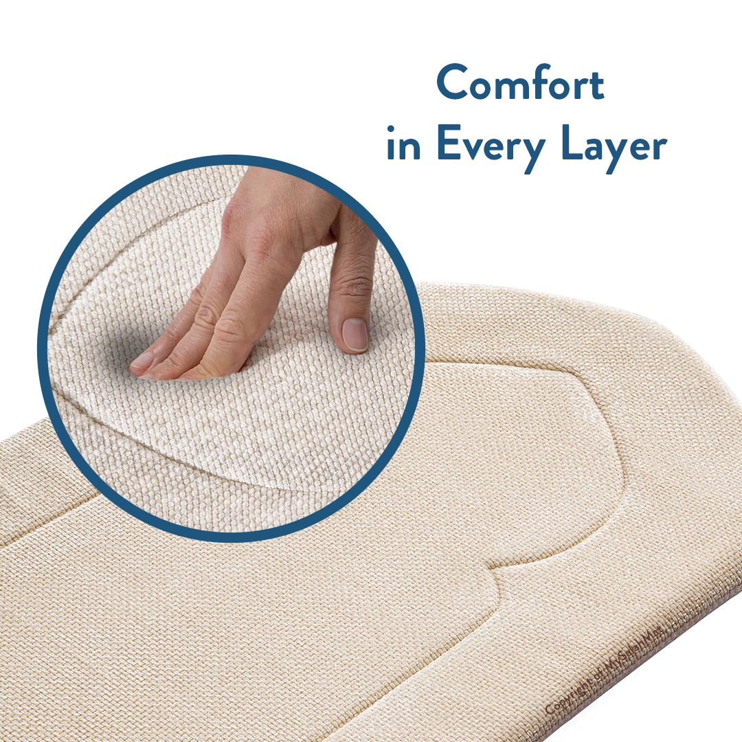 Padded Prayer Mat with Luxury Sand Arched Design by Urban Rugs UK