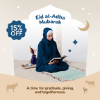 Adult Padded Prayer Mat with Soft Mint Floral Design | Urban Rugs UK | A beautiful Ramadan and Eid gift for loved ones