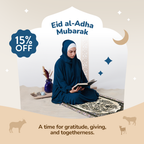 Adult Premium Padded Prayer Mat with Vintage Botanical Design | Urban Rugs UK | A beautiful Ramadan and Eid gift for loved ones