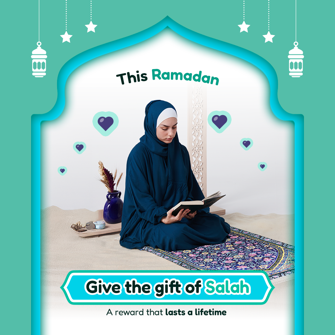 Adult Premium Padded Prayer Mat with Royal Blossoms Design | Urban Rugs UK | A beautiful Ramadan and Eid gift for loved ones