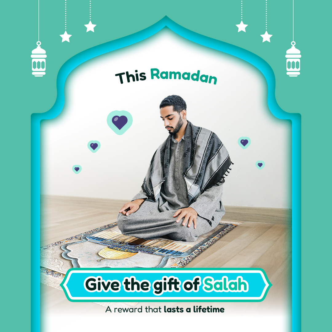 Adult Premium Padded Prayer Mat with Dome of the Rock Design | Urban Rugs UK | A beautiful Ramadan and Eid gift for loved ones