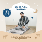 Adult Padded Prayer Mat with Palestinian Kufiya Design by Urban Rugs UK | A beautiful Ramadan and Eid gift for loved ones