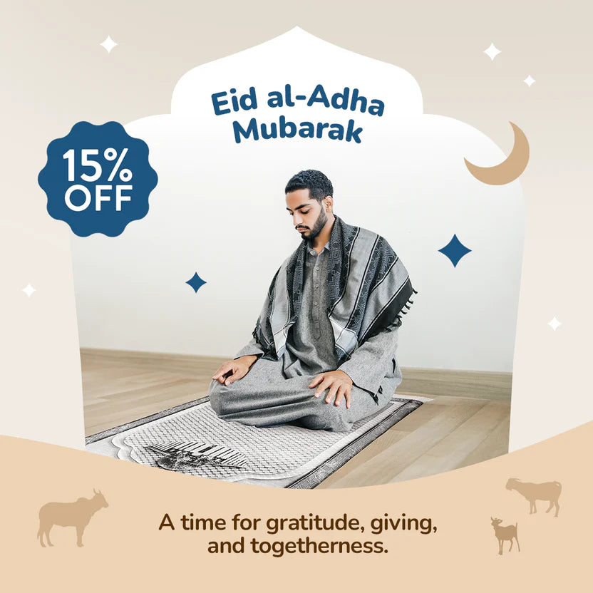 Soft Islamic Prayer Rug with Cushioning