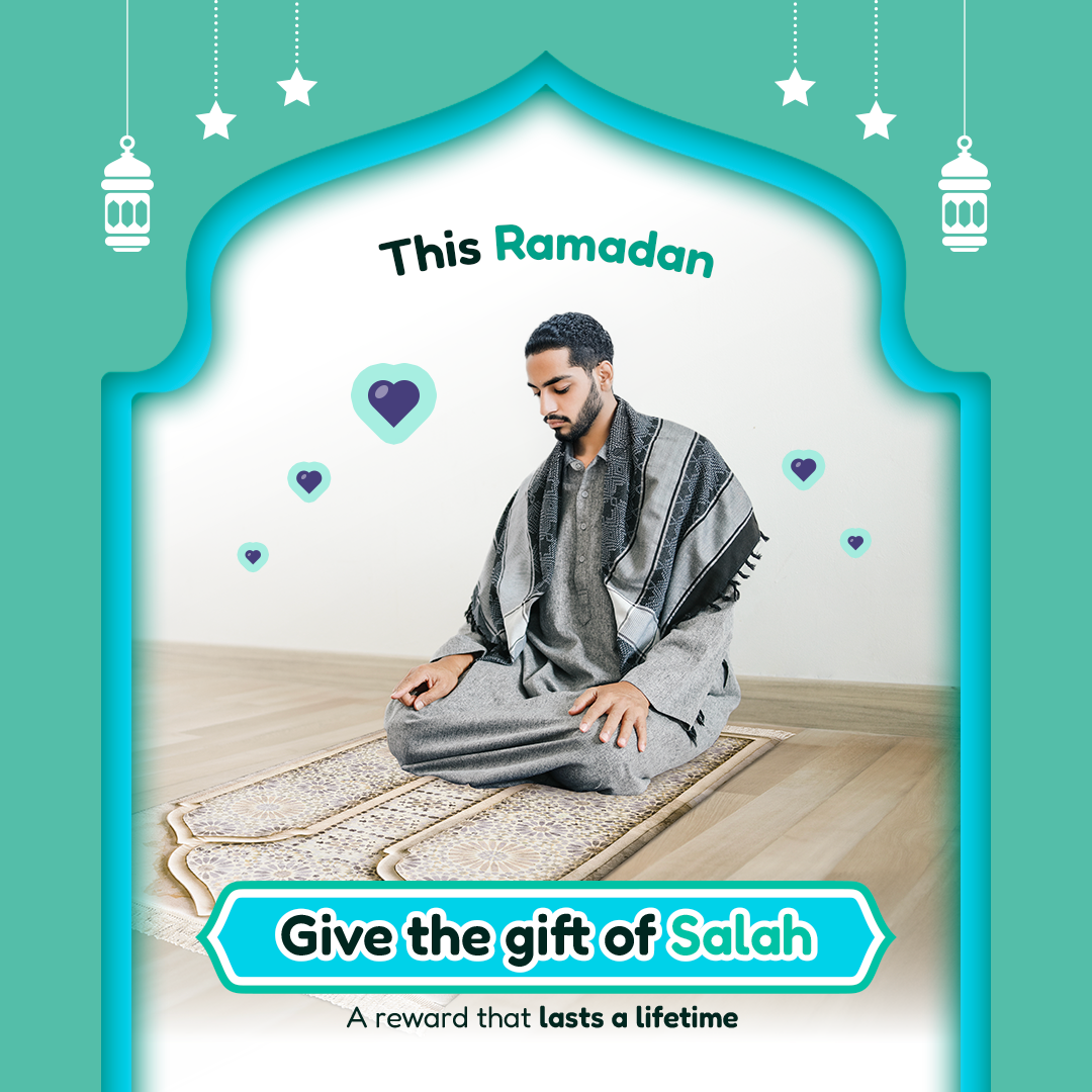 Adult Premium Padded Prayer Mat with Moroccan Mosaic Design | Urban Rugs UK | A beautiful Ramadan and Eid gift for loved ones