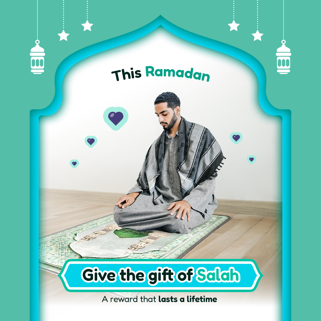 Adult Padded Prayer Mat with Al-Masjid an-Nabawi Design by Urban Rugs UK | A beautiful Ramadan and Eid gift for loved ones