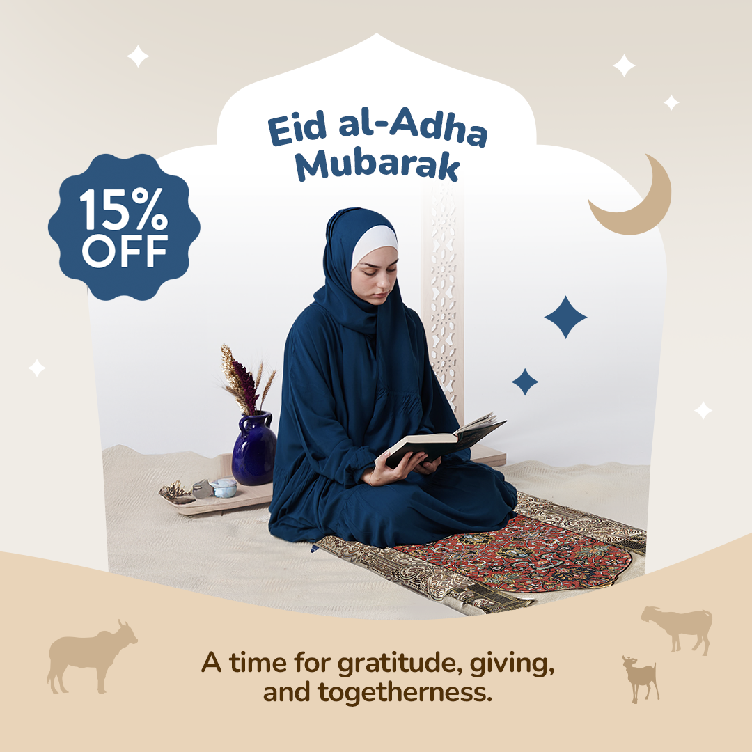 Adult Padded Prayer Mat with Reddish Flory Design by Urban Rugs UK | A beautiful Ramadan and Eid gift for loved ones