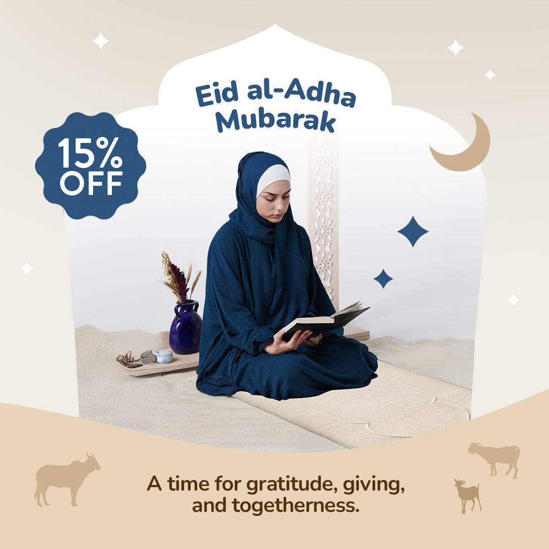 Padded Prayer Mat with Luxury Sand Arched Design by Urban Rugs UK | A beautiful Ramadan and Eid gift for loved ones