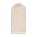 Padded Prayer Mat with Luxury Sand Arched Design by Urban Rugs UK | A beautiful Ramadan and Eid gift for loved ones