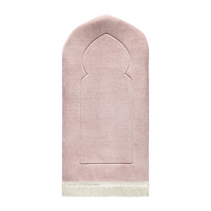 Padded Prayer Mat with Luxury Rose Arched Design by Urban Rugs UK