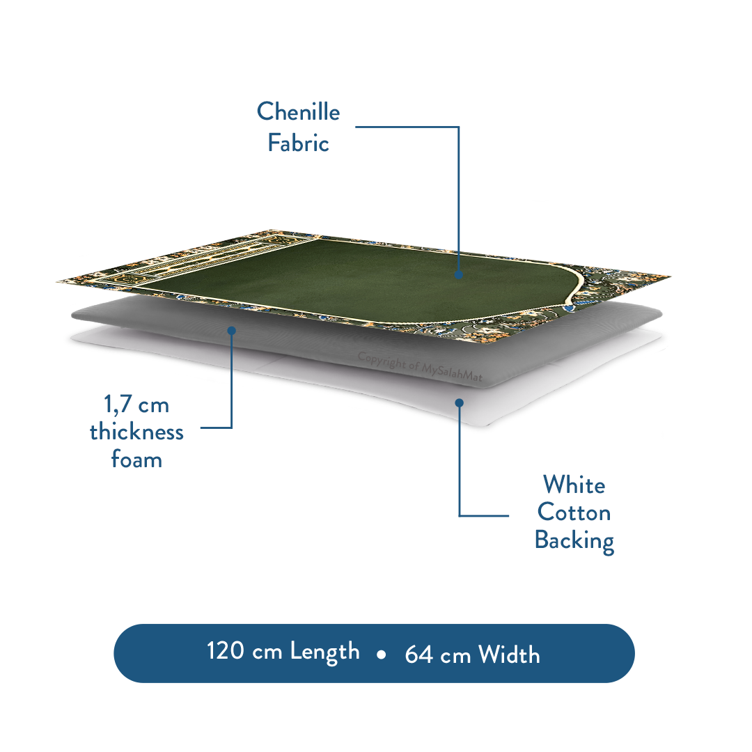 luxury padded prayer mat