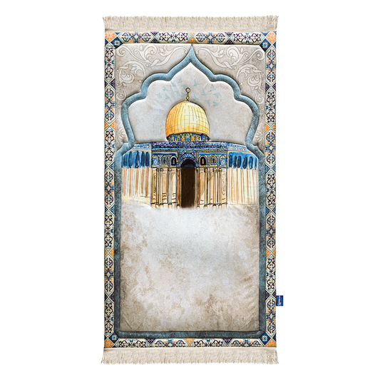 padded prayer mat featuring Dome of the Rock design – Urban Rugs UK