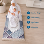 Arabic Caligraphy Design | Adult Padded Prayer Mat