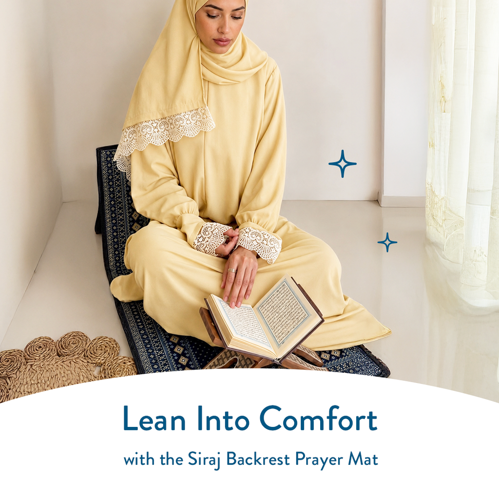 Siraj Design | Adult Backrest Prayer Mat