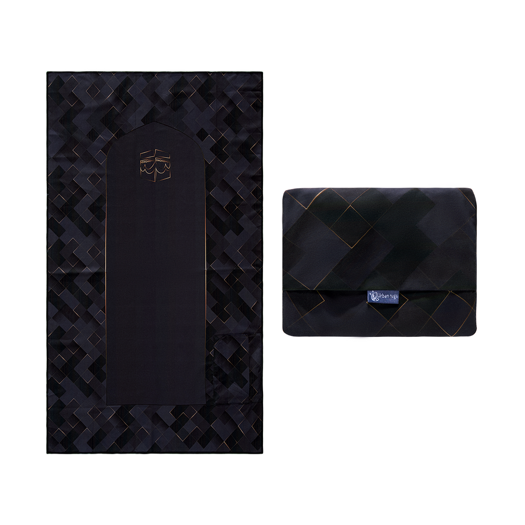 Makkah Design | Adult Pocket Portable Prayer Mat