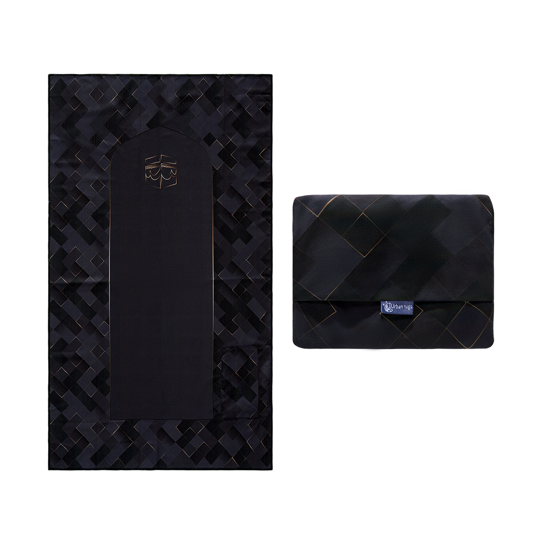 Makkah Design | Adult Pocket Portable Prayer Mat